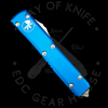 Microtech Ultratech S/E OTF Automatic Knife Blue (3.4" Stonewash) 121-10BL
