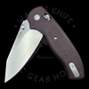 Three Rivers Mfg. Shadow River Lok Merlot Micarta CPM20CV (3.20 Stonewashed)