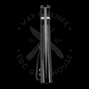 Eikonic Knives RCK9 Designed By Chaves Knives Black G10 Beskar House Build (2.90in D2 Blade)