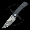 Eikonic Knives RCK9 Designed By Chaves Knives Black G10 Beskar House Build (2.90in D2 Blade)