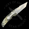 *Pre Owned* Hogue Knives EX01 Knife Black G10 Tanto Blade (4" Tumble)