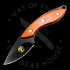 *Pre Owned* Buck Knives Mini Alpha Cabelas Alaskan Guide S30V Rosewood (2.5" Black Coated) 196RWSCA-B