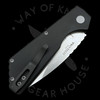 Pro-Tech Knives Strider PT Plus Solid Black Aluminum Auto Magnacut (3" Stonewash)