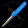 Boker USA Kwaiken OTF Automatic Knife Blue Aluminum (3.4" Satin) 