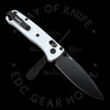 Benchmade Mini Bugout AXIS Lock Knife White (2.82" Black) 