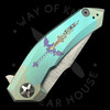 *Pre Owned* ZT Knives 0095BW Customized Zelda Tears of the Kingdom Theme (3.6" Working Finish)