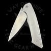 *Pre Owned* Herman Knives Slim Full Ti M398 Anodized Clip/Spacer