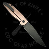 *Pre Owned* Grimsmo Rask #362 Starburst Milling DLC Blade Rose Gold Coated Handles