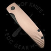 *Pre Owned* Grimsmo Rask #362 Starburst Milling DLC Blade Rose Gold Coated Handles