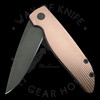 *Pre Owned* Grimsmo Rask #362 Starburst Milling DLC Blade Rose Gold Coated Handles