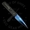 Pro-Tech Godson Automatic Knife Tactical Black Aluminum (3.1" Sapphire 154)