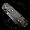 QSP Penguin Plus Frame Lock Knife Copper Foil Carbon Fiber/Titanium (3.38" BW)