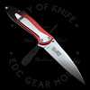 Kershaw Leek MagnaCut Assisted Opening Gradient Red (3" Stonewash)