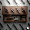 Holme & Hadfield 'The Knife Deck' Knife Display Case