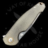 *Pre Owned* Viper Knives Vox Katla Green Canvas Micarta (3.125" Stonewash)