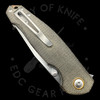 *Pre Owned* Viper Knives Vox Katla Green Canvas Micarta (3.125" Stonewash)