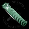 Piranha Bodyguard Automatic Knife Green (3.3" Stonewash)