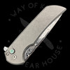 *Pre Owned* Pro-Tech Ferrum Forge Mordax Titanium Bifrost Reblade (3.625" Damasteel)