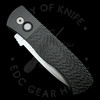 Emerson Pro-Tech CQC-A Auto Knife Black Jigged Aluminum (3.25" SW) CPM 20CV