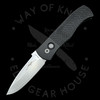 Emerson Pro-Tech CQC-A Auto Knife Black Jigged Aluminum (3.25" SW) CPM 20CV