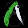 Spyderco *NEW* Limited Edition Sprint Run Catcherman Lockback Knife Green Polymer (4.6" Satin LC200N) C17PSGR