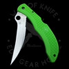 Spyderco *NEW* Limited Edition Sprint Run Catcherman Lockback Knife Green Polymer (4.6" Satin LC200N) C17PSGR