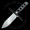 QSP Knife Canary Black Micarta Fixed Blade 4.25in Stonewash