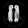 Flytanium Lotus Titanium Scales for Spyderco Para 3 Knife