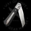 *Pre Owned* Pena X Series Raptor Bolster Lock Front Flipper Black Micarta M390 Reverse Tanto (2.875" Satin)