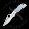 *Pre Owned* 003 Spyderco Manbug Gray G-10 Stainless Bolster VG-10 (1.96" Satin) MGGYP