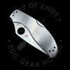 *Pre Owned* 003 Spyderco UpTern Stainless Steel Combo Edge (2.82" Satin) C261PS