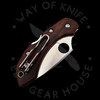 *Pre Owned* 003 Spyderco Dragonfly Mahogany Pakkawood HAP40/SUS410 (2.29" Satin) C28WDP