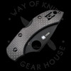 *Pre Owned* 003 Spyderco Dragonfly 2 Carbon Fiber CPM Cru-Wear (2.29" Black TiCN) C28CFPBK