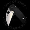 *Pre Owned* 003 Spyderco Lil' Native Wharncliffe Black G-10 S30V (2.47" Satin) C230GPWC