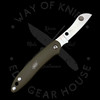 *Pre Owned* 003 Spyderco Roadie Olive Green N690Co (2.09" Satin) C189PGR