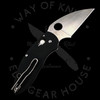 *Pre Owned* 003 Spyderco Q Ball Ball Bearing Lock Black G-10 VG-10 (2.75" Satin) C219GP