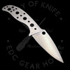 *Pre Owned* 003 Spyderco Mule Team SRS13/SUS405 Fixed Blade (3.5" Satin) MT32P