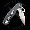 *Pre Owned* 003 Spyderco Paramilitary 2 Gray G-10 Emerson Opener Elmax  (3.45" Satin) C81GPGYW2