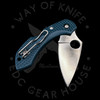 *Pre Owned* 003 Spyderco Dragonfly 2 Blue FRN K390 (2.28" Satin) C28FP2K390