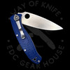 *Pre Owned* 003 Spyderco Resilience Blue FRN PlainEdge S35VN (4.25" Satin) C142PBL