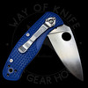 *Pre Owned* 003 Spyderco Persistence Lightweight Liner Lock Knife Blue FRN (2.75" Satin S35VN)