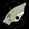 *PRE OWNED* 003 Spyderco Dodo Natural G10 M4 Serrated (2.05" Satin) C80GM4S