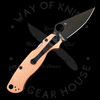 *Pre Owned* 003 Spyderco Paramilitary 2 Copper Rex45 (3.49" DLC) C81CUPBK2