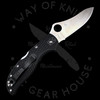 *Pre Owned* 003 Spyderco Stretch 2 FRN Black VG-10 (3.43" Satin) C90PBK2