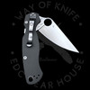 *Pre Owned* 003 Spyderco Paramilitary 2 Gray G-10 Cruwear (3.47" Satin) C81GPGY2