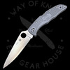 *Pre Owned* 003 Spyderco Endura Full flat Super Blue (3.8"Satin) C10FPGYE