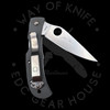 *Pre Owned* 003 Spyderco Baby Horn Gray G-10  VG10 (2.69in Satin) CX08GGYP