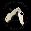 *Pre Owned* 003 SPyderco Jester Glow in the Dark 20CV (1.99" Satin) JPGITD
