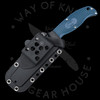 *Pre Owned* 003 Spyderco Enuff 2 Fixed Blade PlainEdge K390 (3.95" Satin)FB31PBL2K390