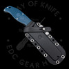 *Pre Owned* 003 Spyderco Enuff 2 Fixed Blade PlainEdge K390 (3.95" Satin)FB31PBL2K390